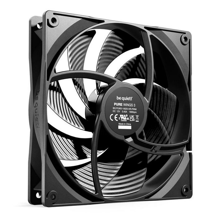 be quiet! Lüfter Pure Wings 3 PWM - 140mm, High Speed BL109