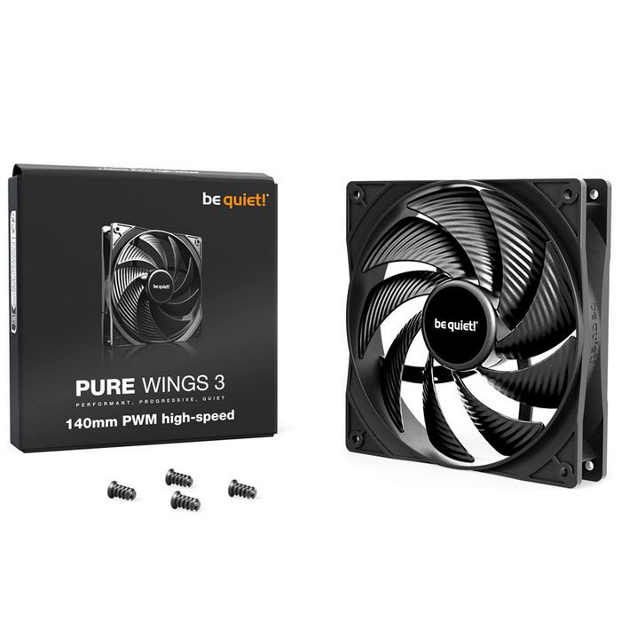 be quiet! Lüfter Pure Wings 3 PWM - 140mm, High Speed BL109