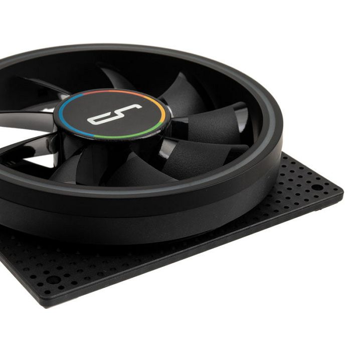 Cryorig Crona S PWM fan, ARGB - 120mm, black CR-XRS1