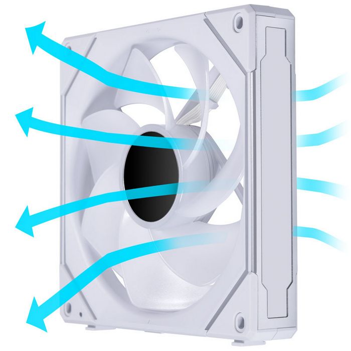 Lian Li UNI FAN SL-INF 140 ARGB Reverse Blade PWM Fan - 140mm, white-UF-RSLIN140-1W