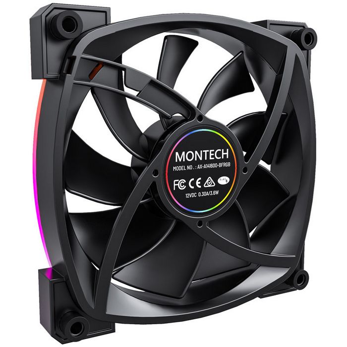 Montech AX140 PWM - black AX140B