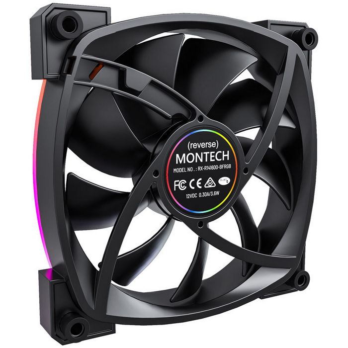 Montech RX140 PWM - black RX140B