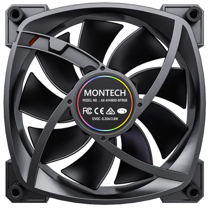 Montech RX140 PWM - black RX140B