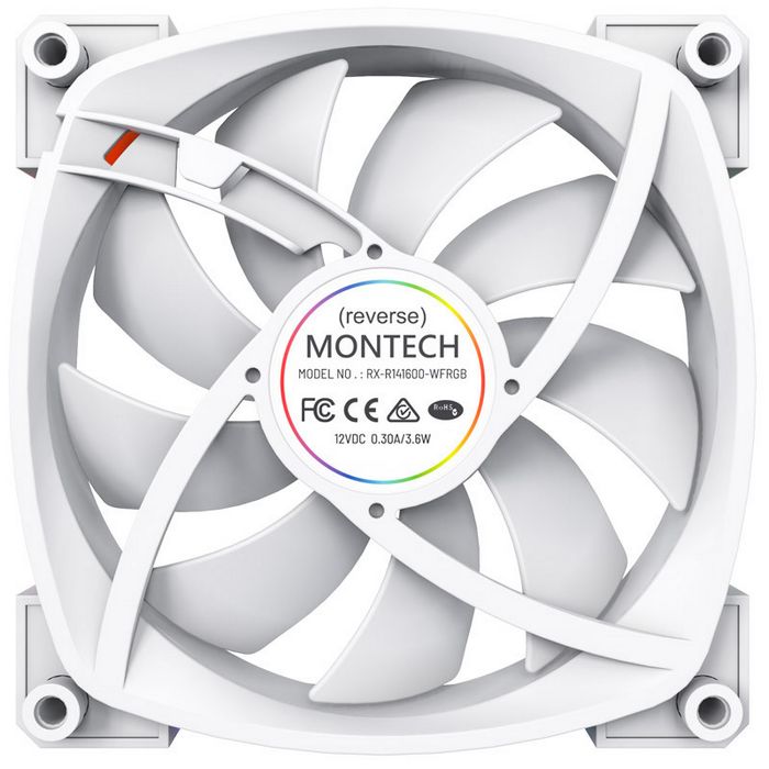 Montech RX140 PWM - white RX140W