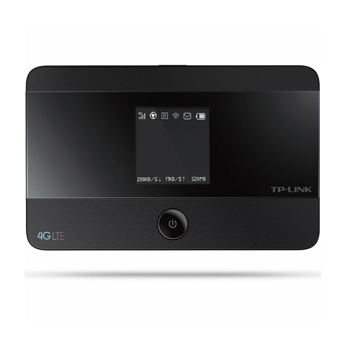 TP-Link 4G LTE Advanced Mobile WiFi, Internal 4G Modem, SIM card slot, 1.4 inch TFT screen display, 2550mAH rechargeable battery, micro SD card slot, LTE-FDD/DC-HSPA+/GSM, 300Mbps 2.4GHz/5GHz selectab