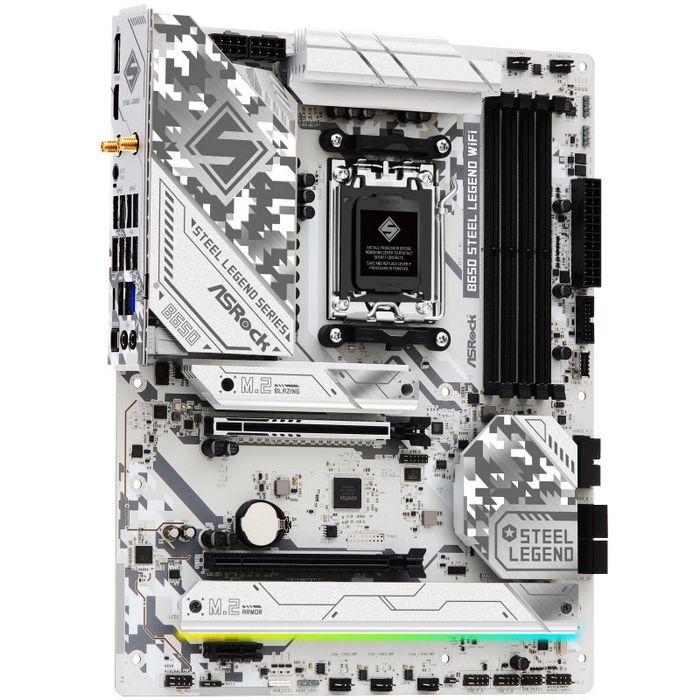 ASRock B650 Steel Legend WiFi, AMD B650E Mainboard - Sockel AM5, DDR5-90-MXBN90-A0UAYZ