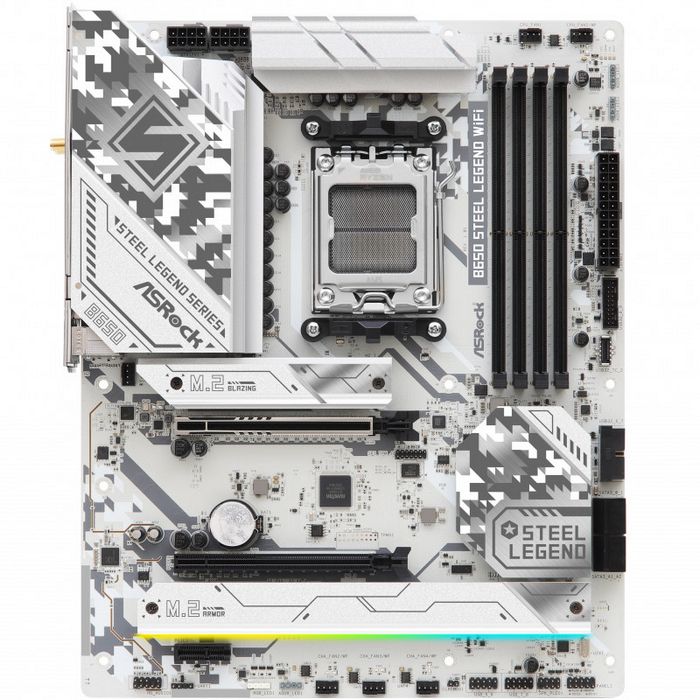 ASRock B650 Steel Legend WiFi, AMD B650E Mainboard - Sockel AM5, DDR5-90-MXBN90-A0UAYZ