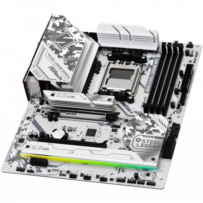 ASRock B650 Steel Legend WiFi, AMD B650E Mainboard - Sockel AM5, DDR5-90-MXBN90-A0UAYZ
