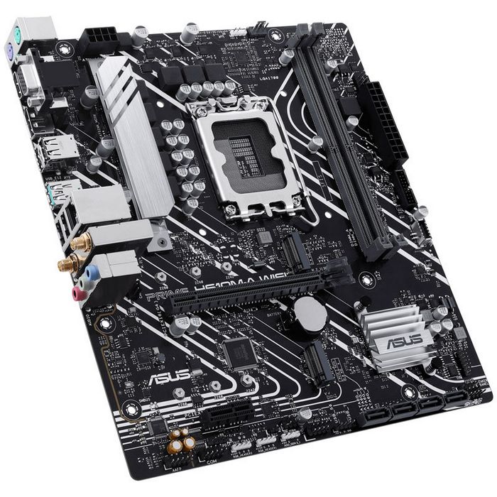 ASUS Prime H610M-A WIFI, Intel H610 Mainboard - Socket 1700, DDR5 90MB1G00-M0EAY0