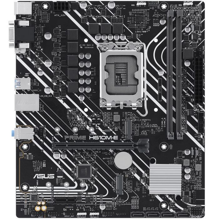 ASUS Prime H610M-E-CSM, Intel H610 Mainboard - Socket LGA1700, DDR5 90MB1G10-M0EAYC