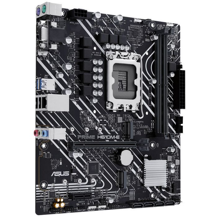 ASUS Prime H610M-E-CSM, Intel H610 Mainboard - Socket LGA1700, DDR5 90MB1G10-M0EAYC