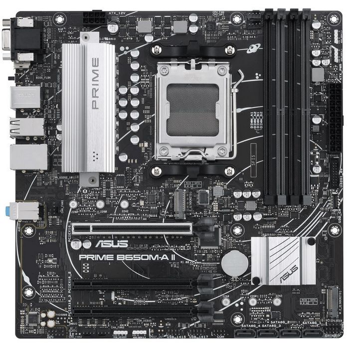 ASUS Prime B650M-A II-CSM, AMD B650 Mainboard, Socket AM5, DDR5 90MB1EH0-M0EAYC