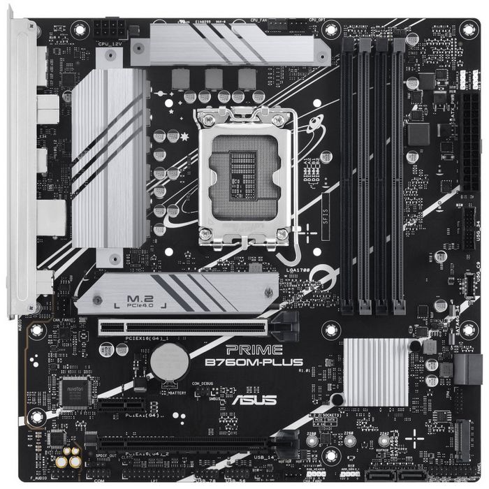 ASUS Prime B760M-Plus Mainboard - B760-Chipsatz, Sockel 1700, DDR5-90MB1GY0-M0EAY0