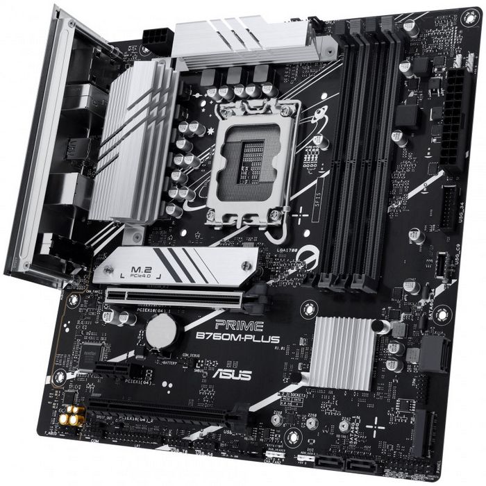 ASUS Prime B760M-Plus Mainboard - B760-Chipsatz, Sockel 1700, DDR5-90MB1GY0-M0EAY0