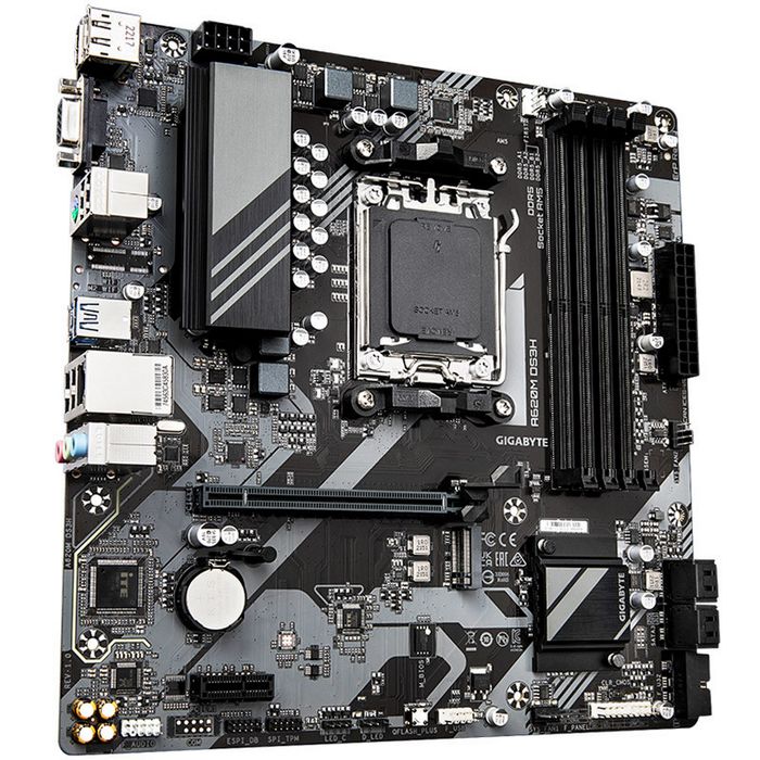 GIGABYTE A620M DS3H, AMD A620 Mainboard - Socket AM5, DDR5 A620M DS3H