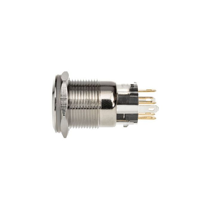DimasTech Vandalismusschalter/-taster 19mm, Silverline Dot - RGB PD210