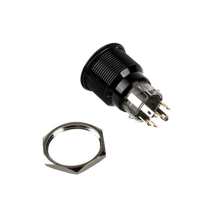 DimasTech Vandalismusschalter/-taster 22mm, Blackline Dot - RGB PD219