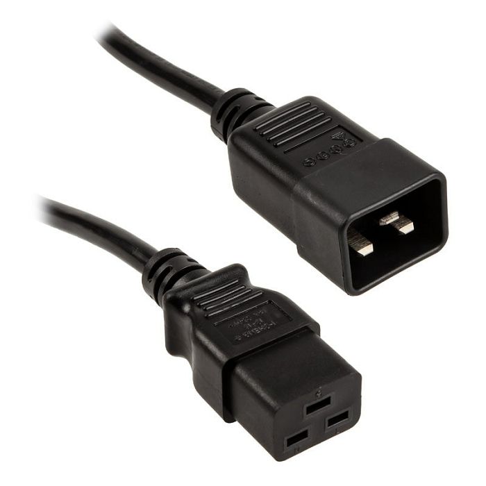 Kolink premium electrical appliance cable extension C20 to C19 - 1.8m KKTP01C19C20