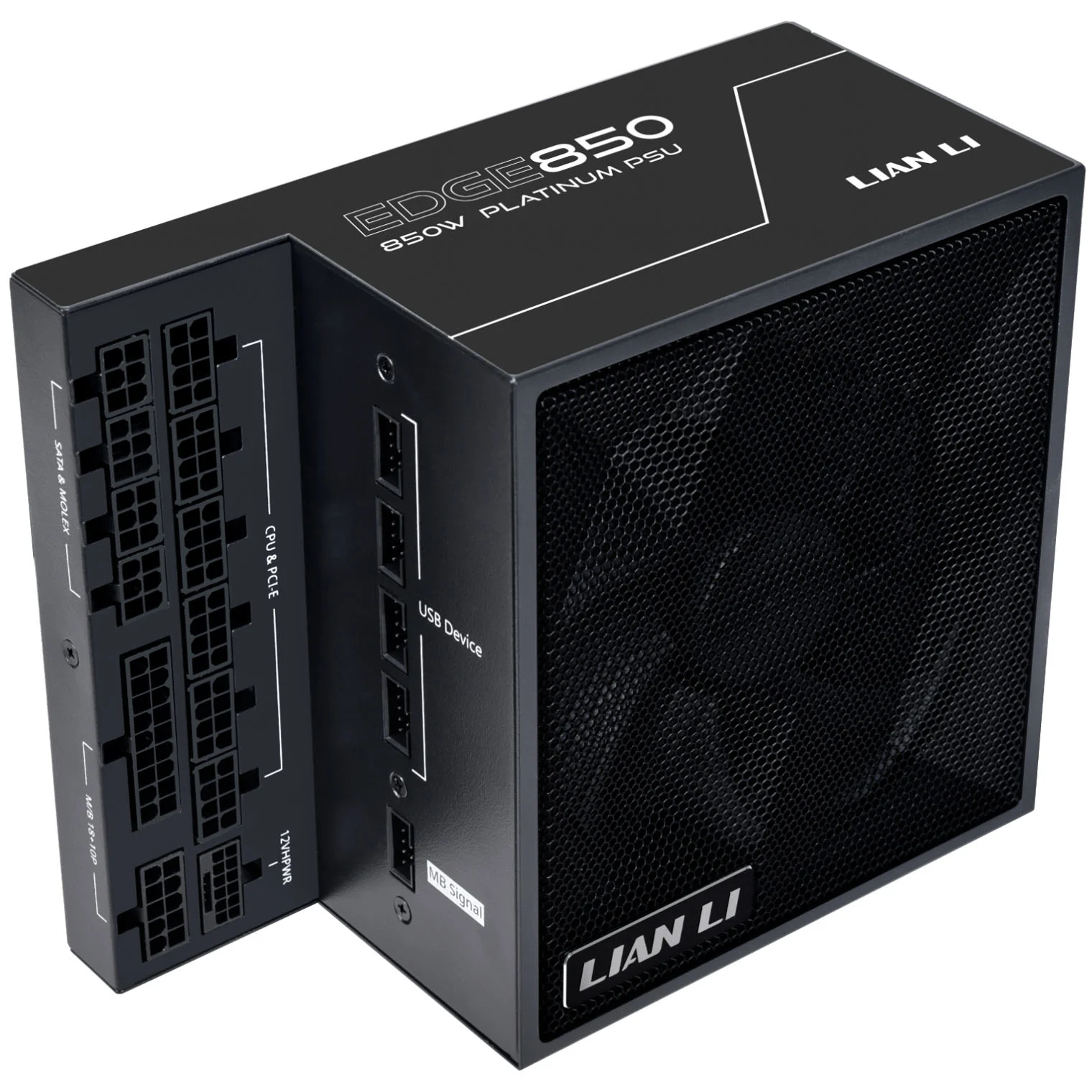 Lian Li EDGE EG0850 80 PLUS Platinum napajanje, PCIe 5.1, ATX 3.1 - 850 Watt, black-EG0850 BLACK