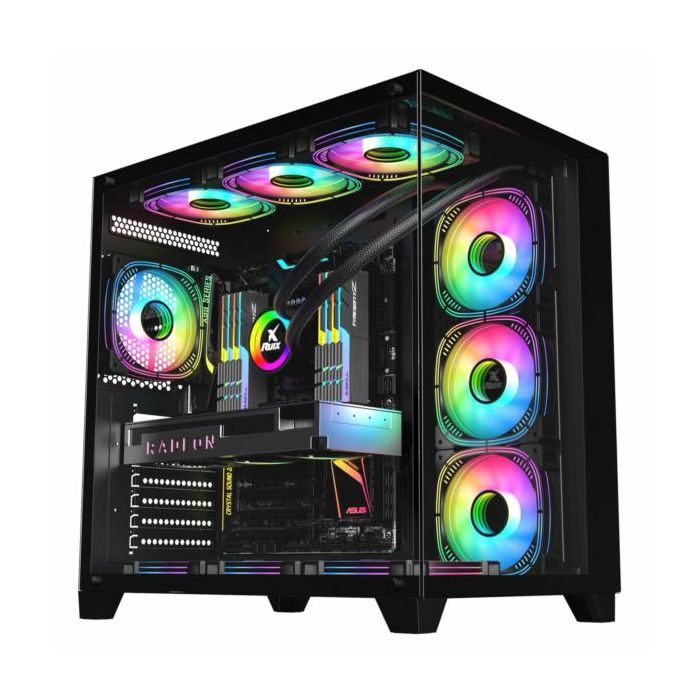 Kućište NaviaTec Seafarer Gaming, 7x ARGB Fans, Tempered Glass Sides