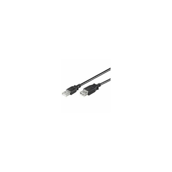 NaviaTec USB 3.0 A muški na A ženski kabel, 5m, crni