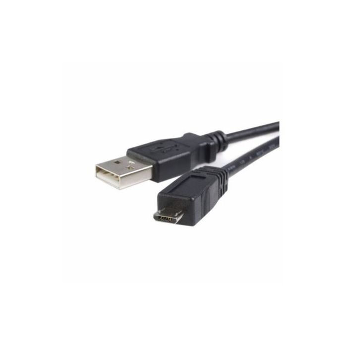 NaviaTec USB 2.0 A muški na Micro B muški kabel, 0,2m, crni