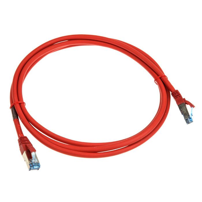 InLine Patchkabel Cat.6A, S/FTP (PiMf), 500MHz, rot - 2m 76802R