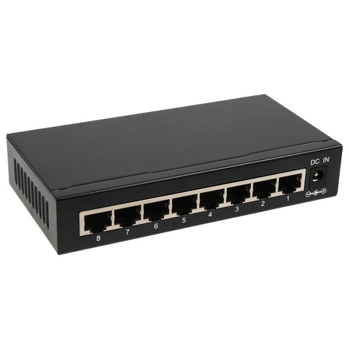 InLine Gigabit Network Switch 8-Port, 1GBit/s, Desktop, Fanless 32308M