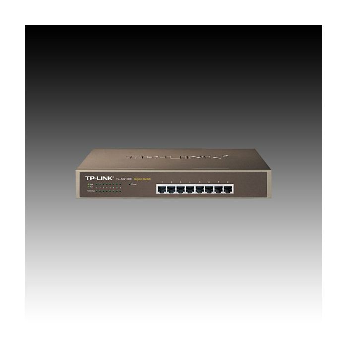 Switch TP-LINK TL-SG1008 (8 x 1000/100/10Mbps, Auto-Negotiation, MDI/MDI-X switch) Retail