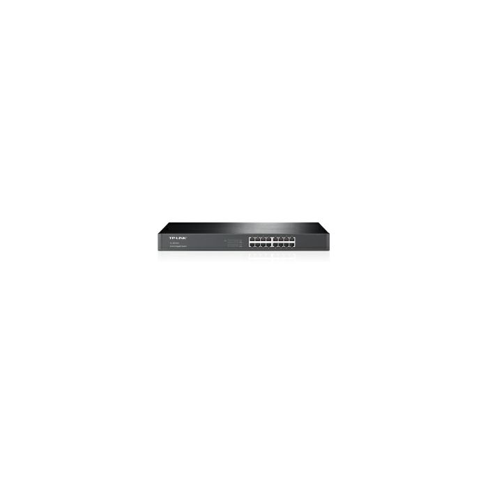 TP-Link 16-port Gigabit preklopnik (Switch), 16×10/100/1000M RJ45 ports, 1U 19", Rack Mount, metalno kućište