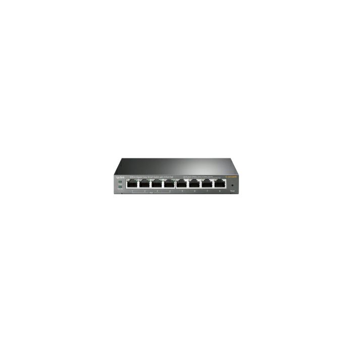 TP-Link 8-port Gigabit PoE Easy Smart preklopnik (Switch), 8×10/100/1000M RJ45, 4×PoE+, metalno kućište, 13" (64W)