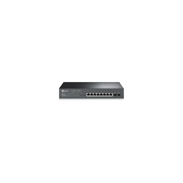 TP-Link JetStream 10-port Gigabit PoE+ Smart preklopnik (Switch), 8×10/100/1000M RJ45 ports + 2×SFP ports (150W)