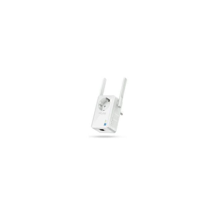 TP-Link bežični pojačivač dometa (Universal Range Extender) 300Mbps, (2.4GHz), 802.11b/g/n, 1×RJ45 10/100, 2×vanjske antene  fiksne, range extender tipka, dodatna utičnica