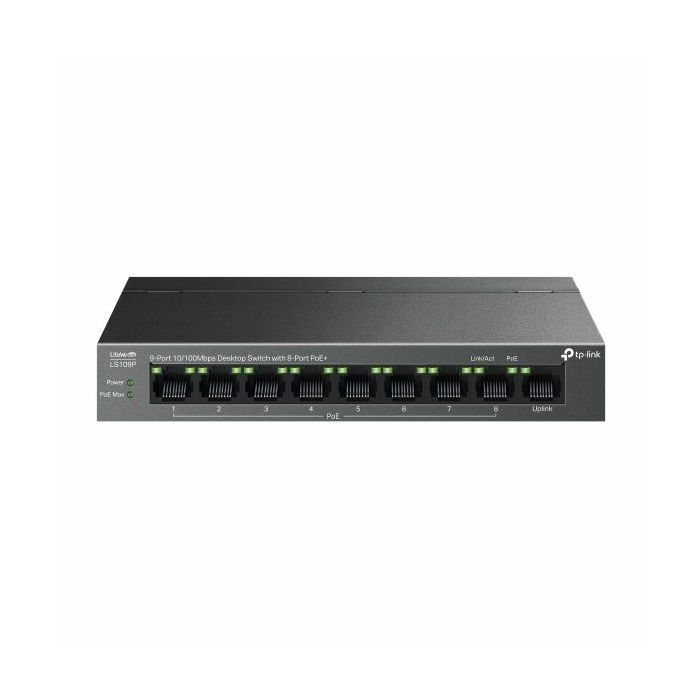 TP-Link 9-Port 10 100Mbps Desktop Switch with 8-Port PoE