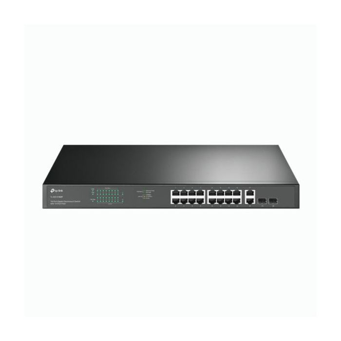 TP-Link 18-Port Gigabit Rackmount PoE Switch with 16 PoE 2 x Combo
