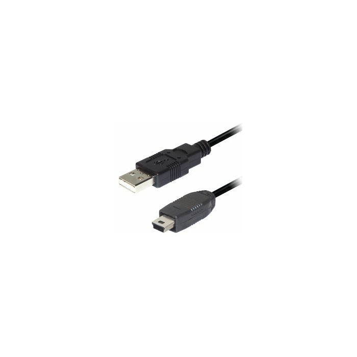 Transmedia USB A to 5 pin mini Kabel 1m