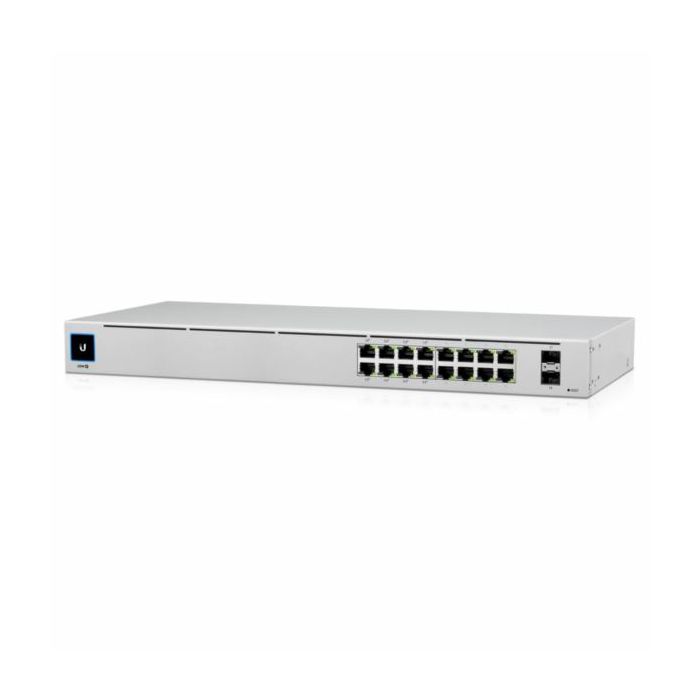 Ubiquiti Networks 16xGbE RJ45 with 8 of them 802.3at PoE ports 2x 1G SFP Slots with Mobile App support