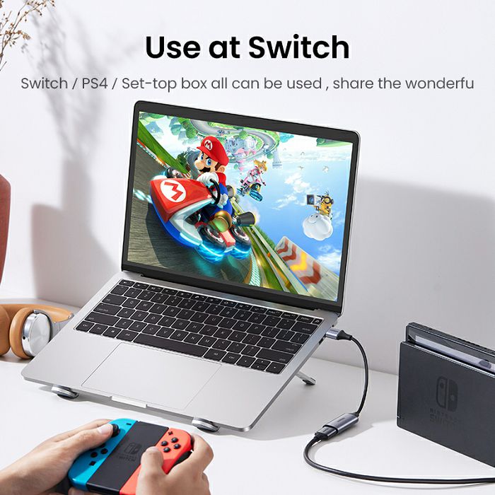 Ugreen USB 1080p HDMI to USB-C/A image capture adapter - box