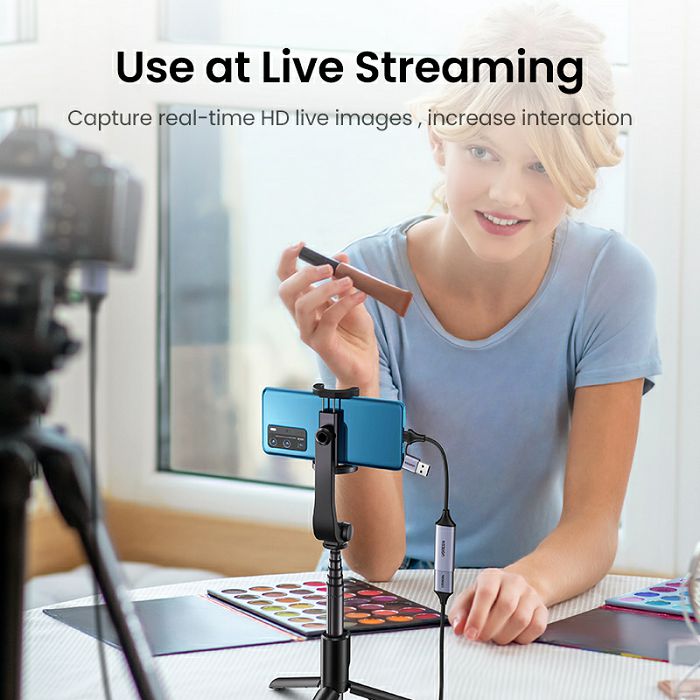 Ugreen USB 1080p HDMI to USB-C/A image capture adapter - box