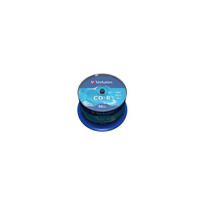 CD-R Verbatim 700MB 52× DataLife 50 pack spindle EP