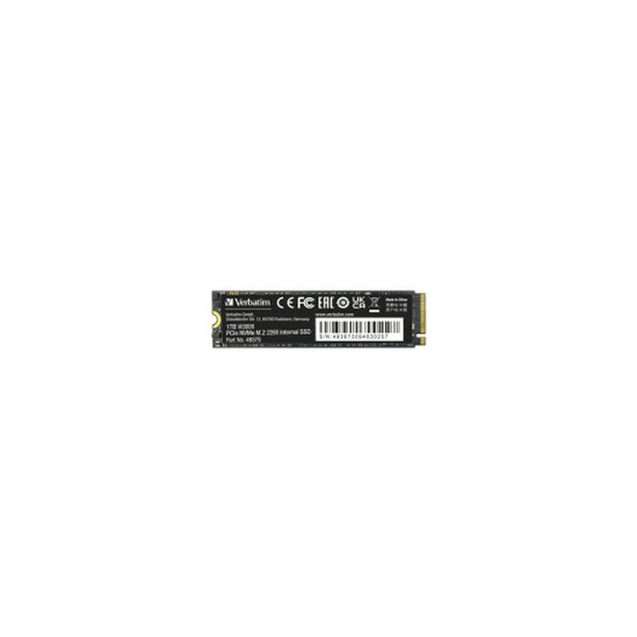 Verbatim Vi3000 1TB SSD M.2 NVMe PCIe Gen3x4, R/W: 3100/2200MB/s