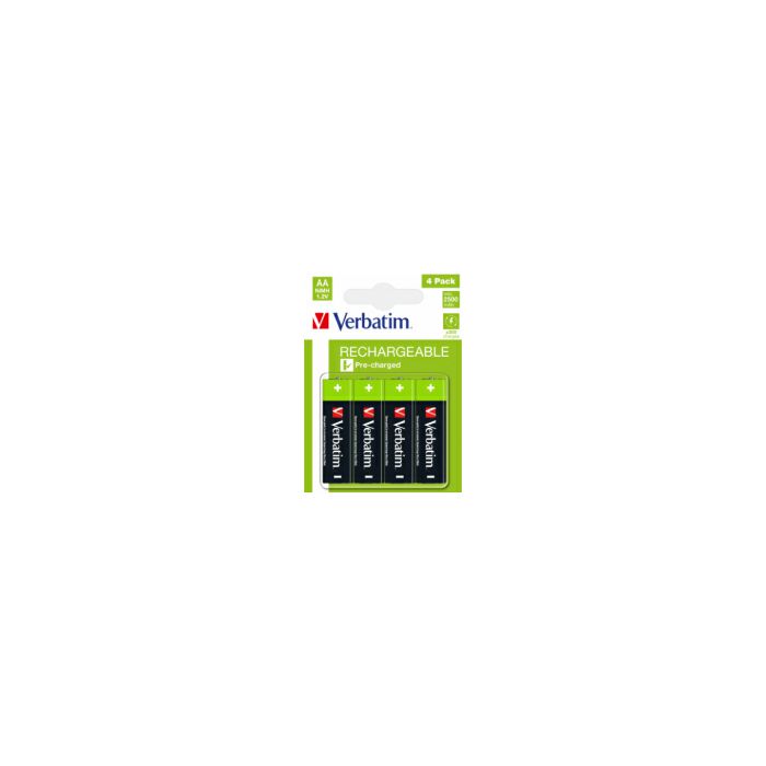 Verbatim AA punjive baterije, 2500mAh (4 komada)