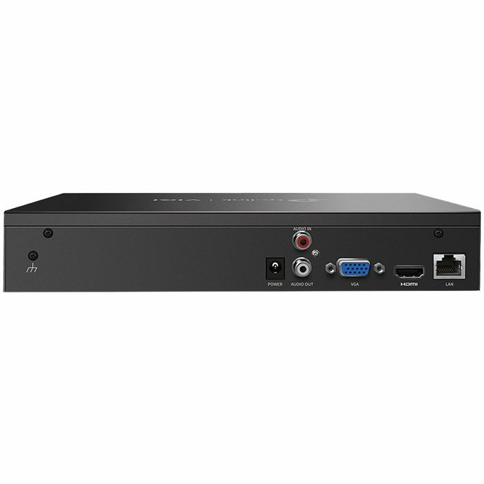 16 Channel Network Video RecorderSPEC: H.265+/H.265/H.264+/H.264, Up to 8MP resolution, 80 Mbps Incoming Bandwidth(up to 16 channels), 1× SATA Interface(up to 10 TB), 12V DC 1.5 A, 2× USB 2.0, 1× VGA