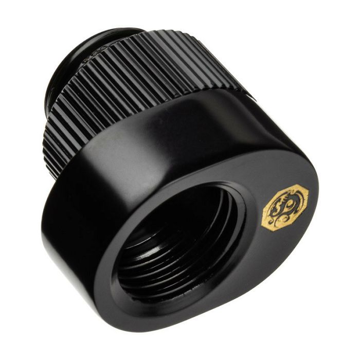 Bitspower Verlängerung Offset - black, 2er-Pack BPTA-PAM-GB