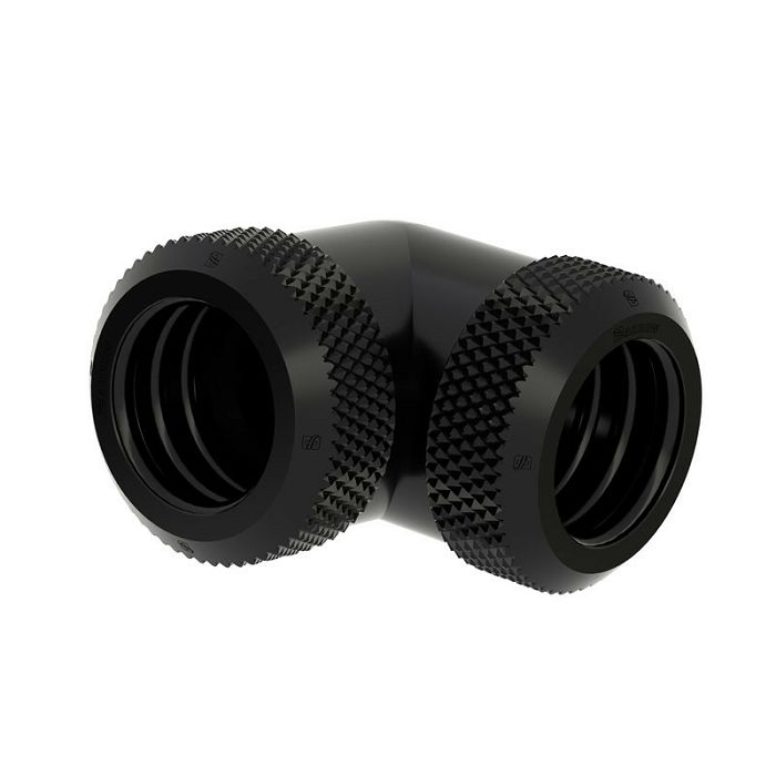 Barrow Multi-Link Adapter 90 Grad 14mm AD auf 14mm AD Hardtube - black TWT90KNS-K14 b