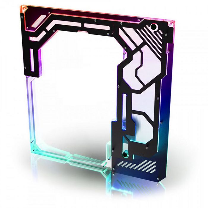 Singularity Computer Spectre 4 Aevum Dual Loop Side Panel Acrylic Clear/black-SC-SPEC4-AEV-DLSP