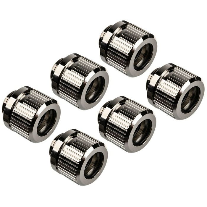 EK Water Blocks EK-Quantum Torque HDC 12 - 6er-Pack, silber 3831109824382