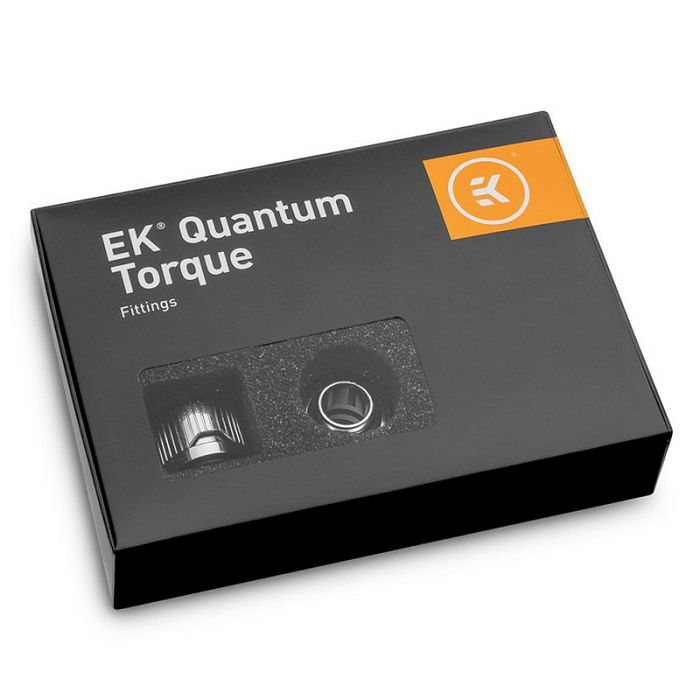 EK Water Blocks EK-Quantum Torque HDC 12 - 6er-Pack, silber 3831109824382