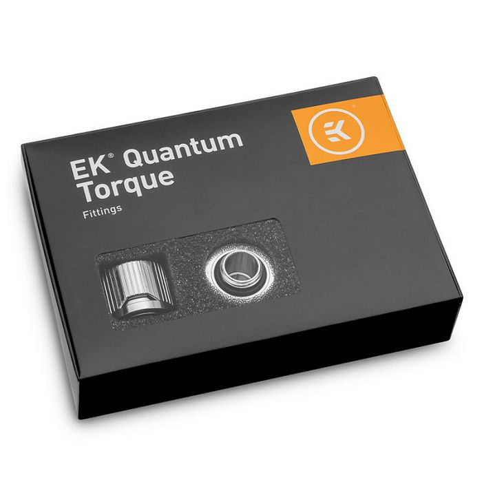 EK Water Blocks EK-Quantum Torque STC 10/16 - 6er-Pack, silber 3831109824368