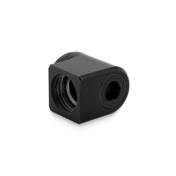 EK Water Blocks EK-Torque Micro Adapter 90 Grad G1/4 Zoll AG auf G1/4 Zoll IG - drehbar, black 3831109849682
